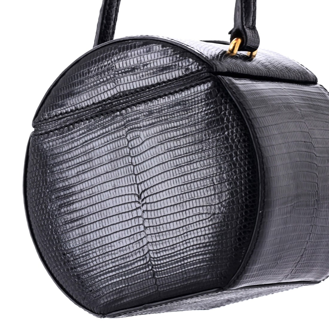 Celine Round Box Bag, Lizard - 7