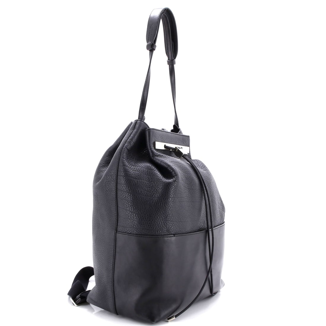 The Row Drawstring Backpack, Leather, Large - 3