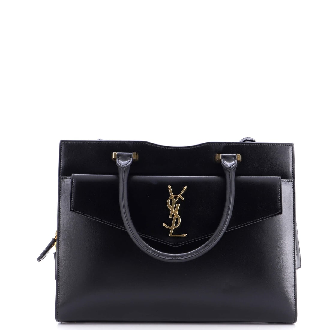 Saint Laurent Uptown Tote, Leather, Medium: Steeped in the history of its maison, the Saint Laurent Uptown Tote in Leather (Medium) reflects the kind of craftsmanship that needs no introduction. An object that suits a life already arranged, it 