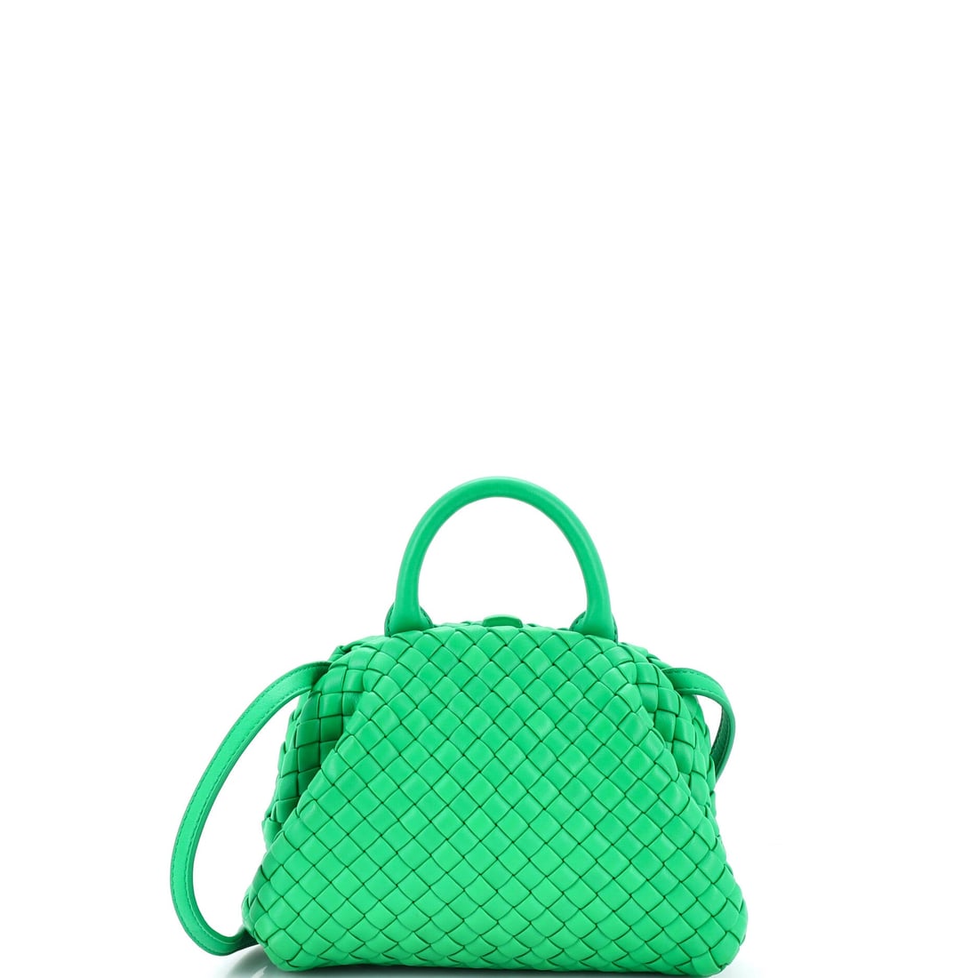 Bottega Veneta Padded Handle Tote, Intrecciato Nappa, Mini: Polish without precaution, the Bottega Veneta Padded Handle Tote in Intrecciato Nappa (Mini) is built to be used and built to last. Equally at ease in denim or a dress that deserves a moment. The kind