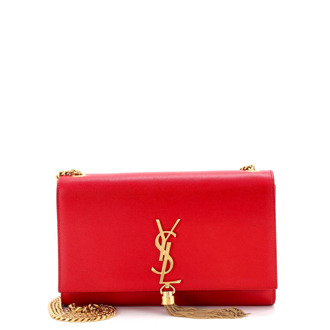 Saint Laurent Classic Monogram Tassel Crossbody Bag, Leather, Medium: Quietly capable and confidently cut, the Saint Laurent Classic Monogram Tassel Crossbody Bag in Leather (Medium) is the kind of piece a wardrobe leans on. Carries from carpool to cocktail without miss