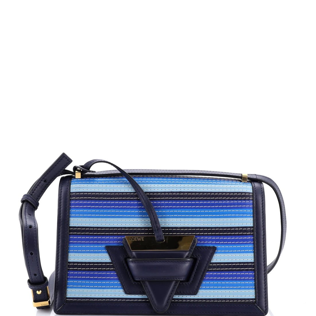 Loewe Barcelona Shoulder Bag, Stitched Leather, Medium (1 of 9)
