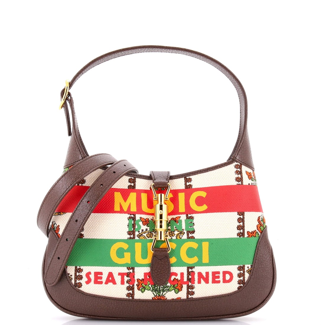 Gucci 100 Jackie 1961 Hobo, Limited Edition Canvas, Small: Restraint is its own form of confidence, and the Gucci 100 Jackie 1961 Hobo in Limited Edition Canvas (Small) embodies it without lifting a brow. Suited to private dinners, gallery previews, and the l