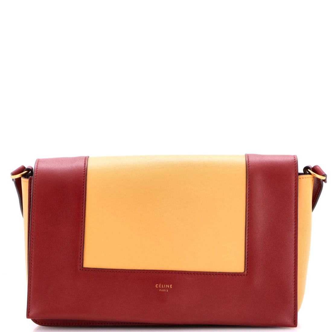 Celine Frame Shoulder Bag, Leather, Medium: Polished and dependable, the Celine Frame Shoulder Bag in Leather (Medium) earns a permanent place in the rotation. Equally at ease in denim or a dress that deserves a moment. Quality that pays itself