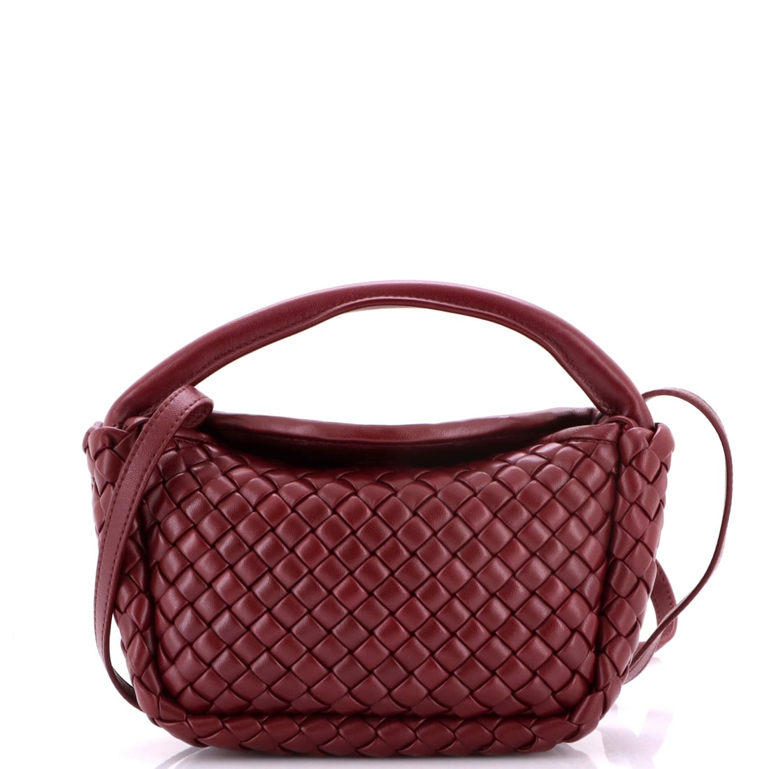 Bottega Veneta Cobble Top Handle Bag Padded Intrecciato Leather (Small): The Bottega Veneta Cobble Top Handle Bag in Padded Intrecciato Leather carries its proportion with the kind of quiet confidence the model has built its reputation on, in size Small. The padded intrecc