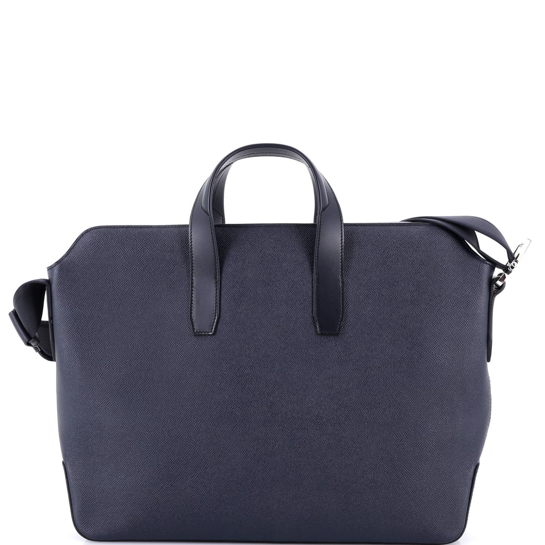 Hermes Citynews Briefcase Epsom (15"W x 12.5"H x 4"D): The Hermes Citynews Briefcase in Epsom is the model in its boutique-floor configuration, at a 15 by 12.5 by 4 inch profile. Epsom is the finely embossed, structured calfskin Hermes uses for pieces mea