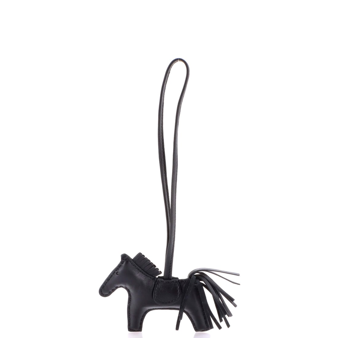 Hermes So Black GriGri Rodeo Bag Charm Leather (PM) (1 of 5)