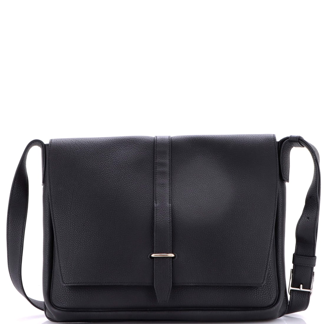 Hermes Steve Light Messenger Bag Togo (13"W x 12"H x 2.5"D) (1 of 8)