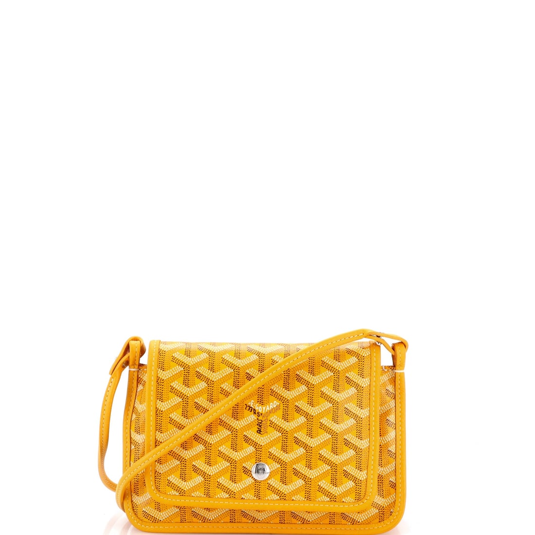Goyard Plumet Clutch Wallet Coated Canvas (8"W x 5.5"H x 1"D): The Goyard Plumet Clutch Wallet in Coated Canvas sits cleanly between daytime utility and evening polish. The coated canvas treatment keeps the bag's surface reading as architecture under most lightin