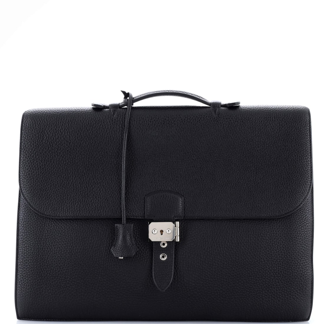 Hermes Sac a Depeches Bag Togo (41): The Hermes Sac a Depeches Bag in Togo brings the model into its most quietly worn register, at a 16 by 12 by 4 inch profile. Togo is Hermes's grained, embossed calfskin, the variant most often chosen 