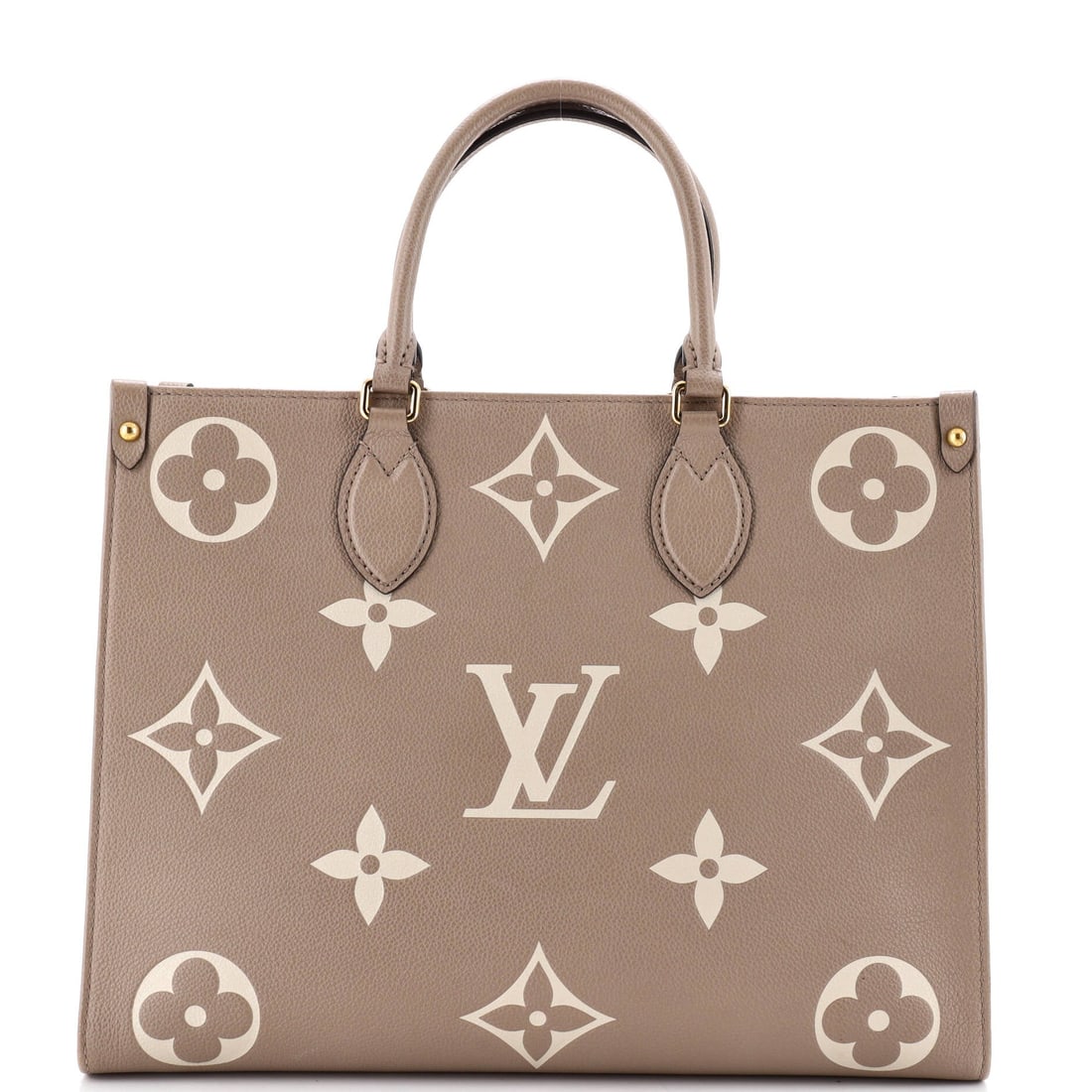 Louis Vuitton OnTheGo Tote Bicolor Monogram Empreinte Giant (MM) (1 of 7)