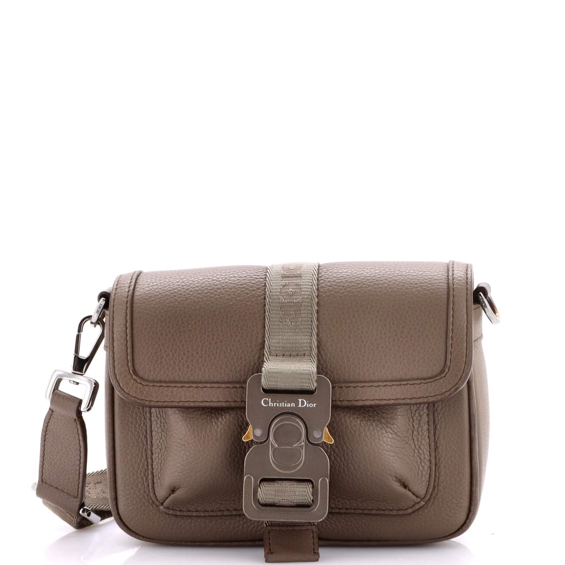 Christian Dior Hit the Road Flap Crossbody Bag Leather (Mini): The Christian Dior Hit the Road Flap Crossbody Bag in Leather, in size Mini sits at the most navigable scale in the family, neat enough for the day and generous enough to hold the daily essentials wit