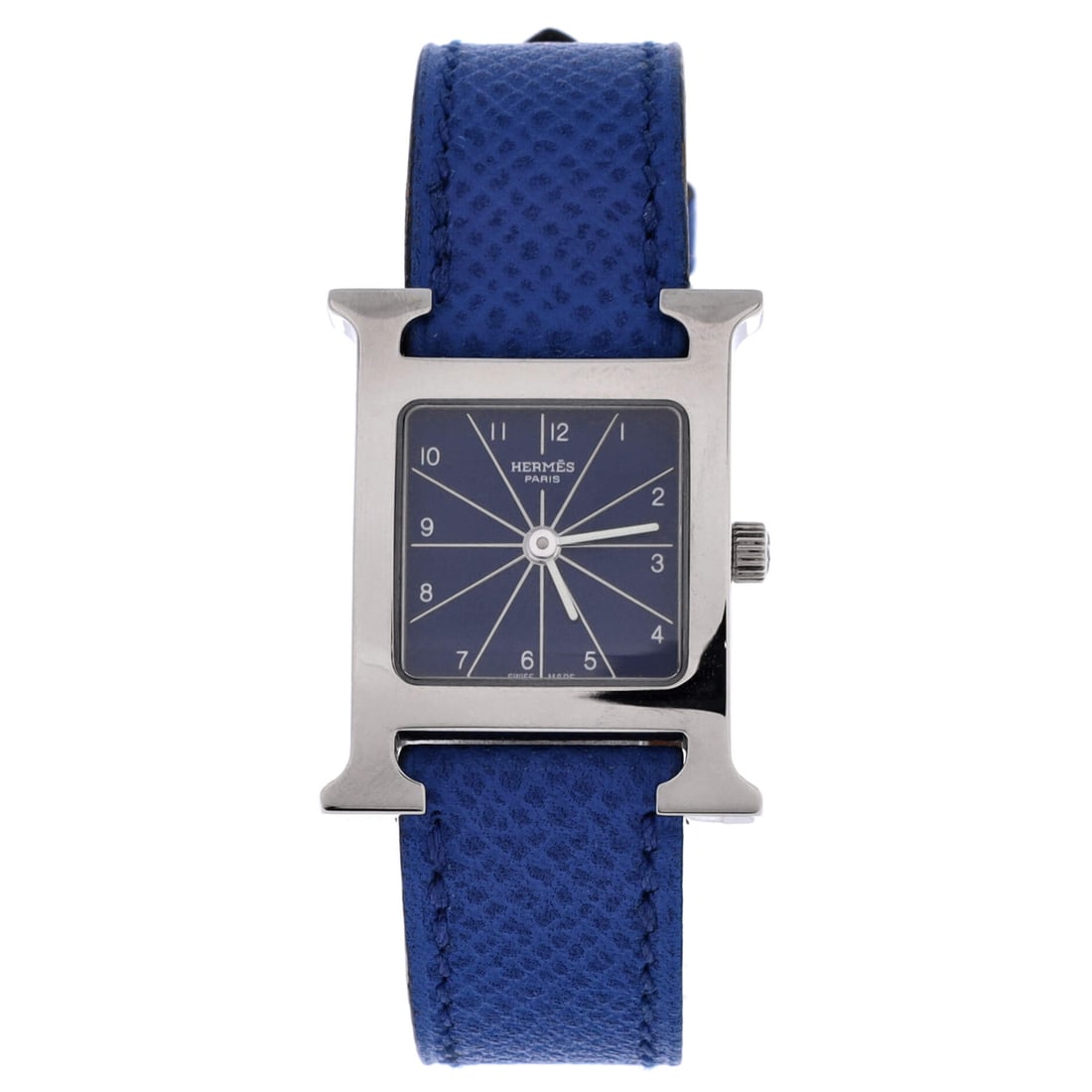 Hermes Heure H Quartz Watch Stainless Steel and Leather (21) (1 of 4)