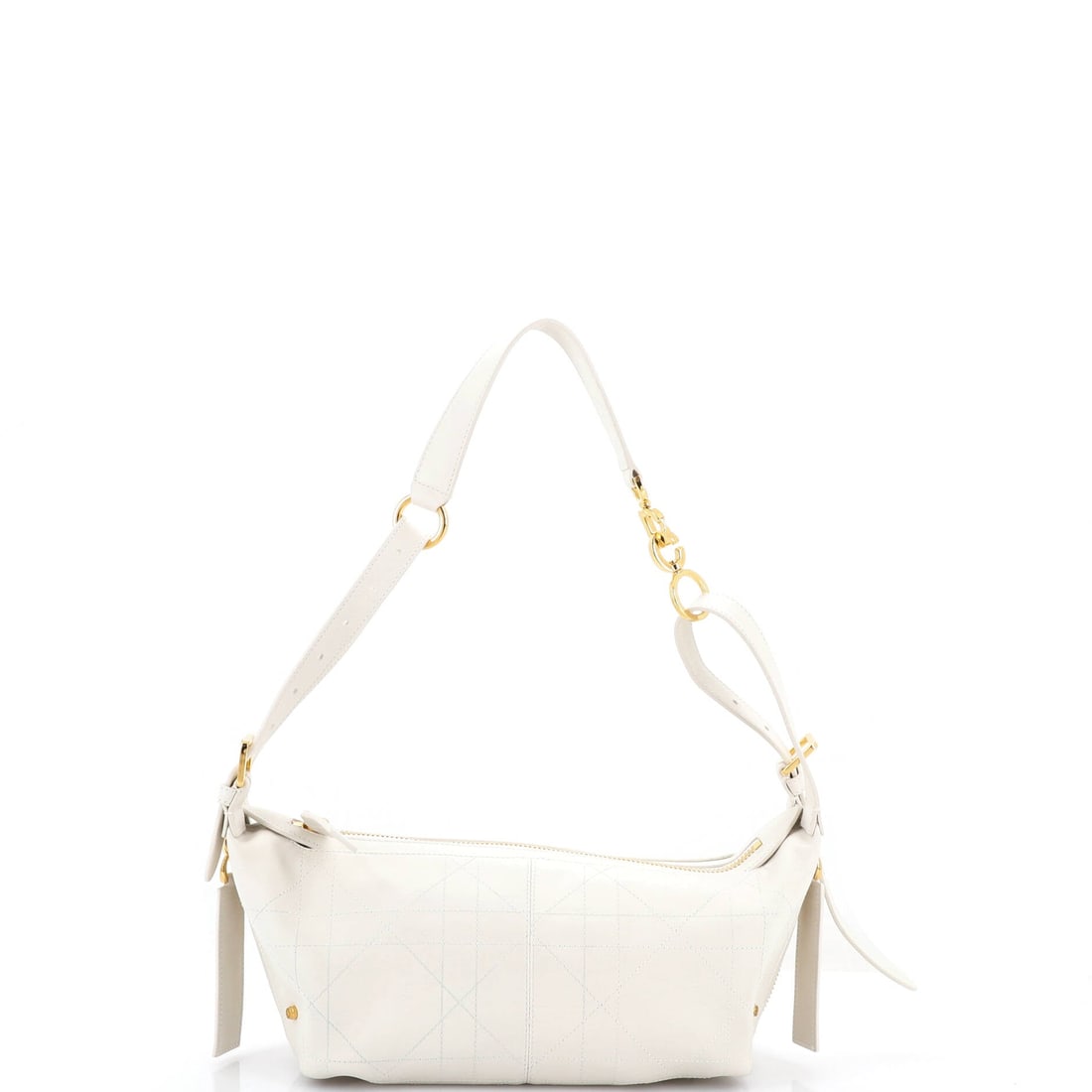 Christian Dior D-Journey Bag Macrocannage Quilt Calfskin (Small): The Christian Dior D-Journey Bag in Macrocannage Quilt Calfskin carries its proportion with the kind of quiet confidence the model has built its reputation on, in size Small. Cannage is Dior's signatu