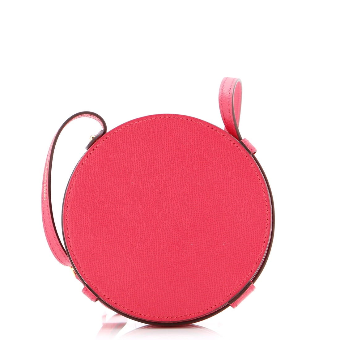 Hermes Pommette Blush Case Madame (5"W x 5"H x 1.5"D): The Hermes Pommette Blush Case renders madame into the silhouette the house has built across decades of refinement. Madame is among the more deliberate reads in the Hermes leather catalogue, with the 