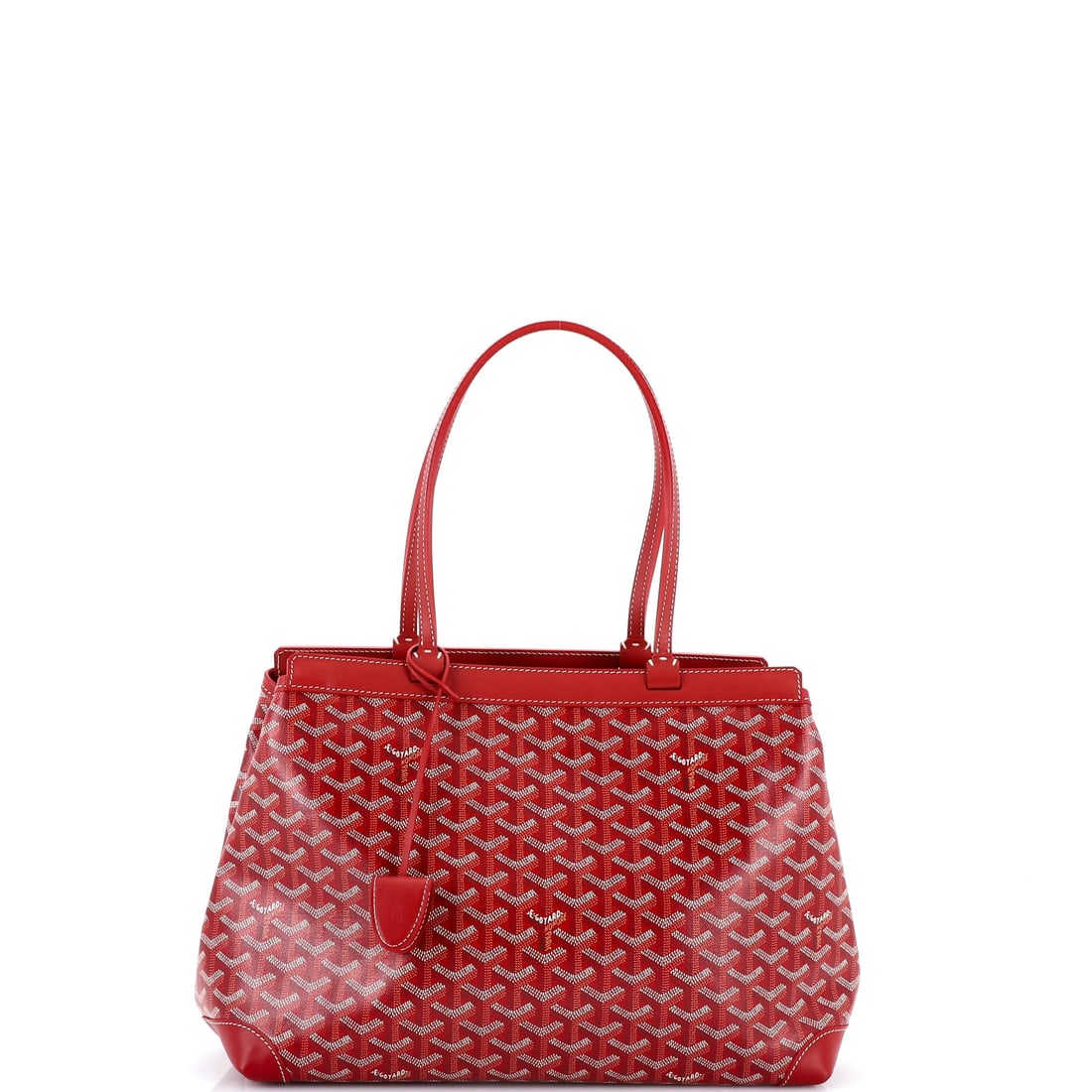 Goyard Bellechasse Bag Coated Canvas (PM): The Goyard Bellechasse Bag in Coated Canvas reads with the calm authority the model has earned through repetition, at a 14 by 11 by 5 inch profile. Few materials in the Goyard library wear in as clean