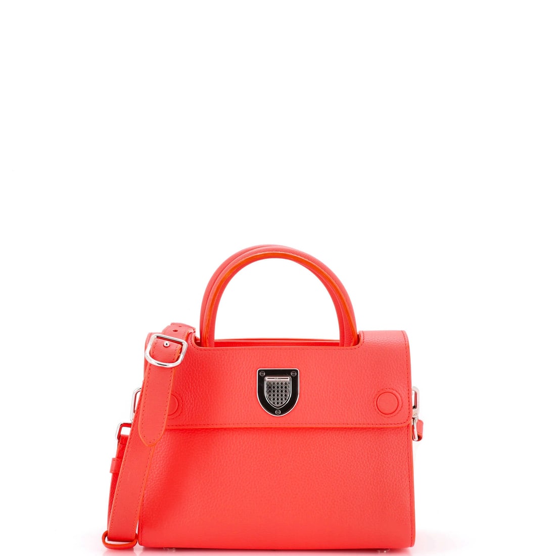 Christian Dior Diorever Bag Leather (Mini): The Christian Dior Diorever Bag, here in Leather, in size Mini, holds its shape against use rather than softening to it. The leather hand falls between the softer slouch of the house's daily-wear mate