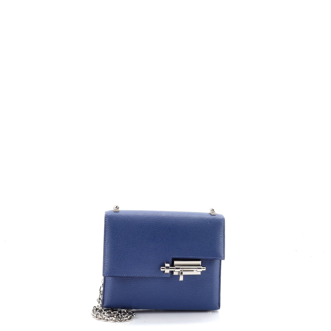 Hermes Verrou Chaine Bag Chevre Mysore (Mini): The Hermes Verrou Chaine Bag in Chevre Mysore is among the more covetable readings of the model in the current Hermes library, in size Mini. Chevre is Hermes's goatskin, lighter and more pliable than 