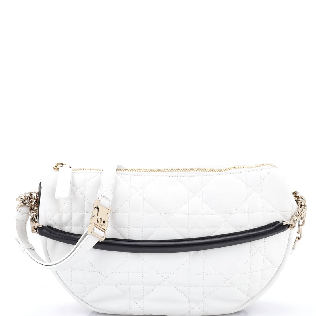Christian Dior Vibe Hobo Cannage Quilt Lambskin (Medium): The Christian Dior Vibe Hobo in Cannage Quilt Lambskin carries the model's house-signature hardware into a cannage quilt lambskin reading. Lambskin is the softer, more luminous of Chanel's two main le
