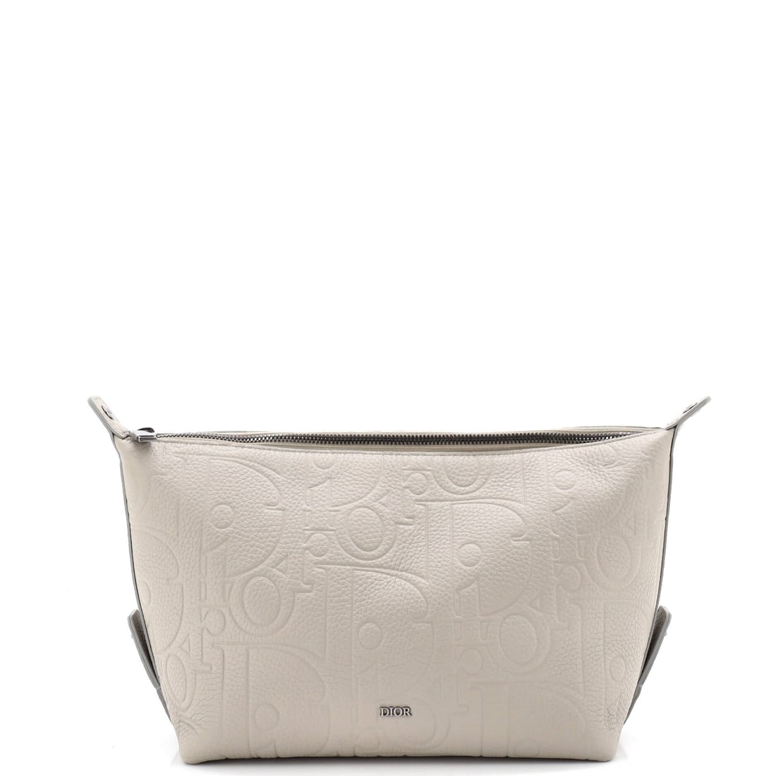 Christian Dior Toiletry Pouch Gravity Leather (9"W x 7.5"H x 5"D): The Christian Dior Toiletry Pouch in Gravity Leather carries the same construction discipline that the house brings to its bags into a far smaller proportion, at a 9 by 7.5 by 5 inch profile. Toile is
