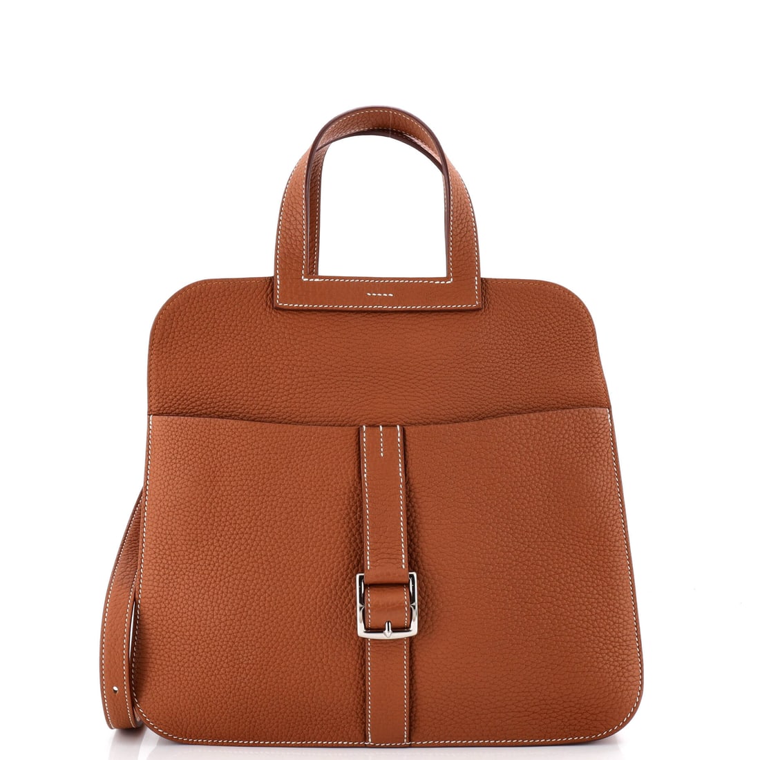Hermes Halzan Bag Clemence (31): The Hermes Halzan Bag in Clemence holds its line where the seasonal bags soften, the kind of construction the house quietly built its reputation on. Clemence is Hermes's softer pebbled calfskin, prize