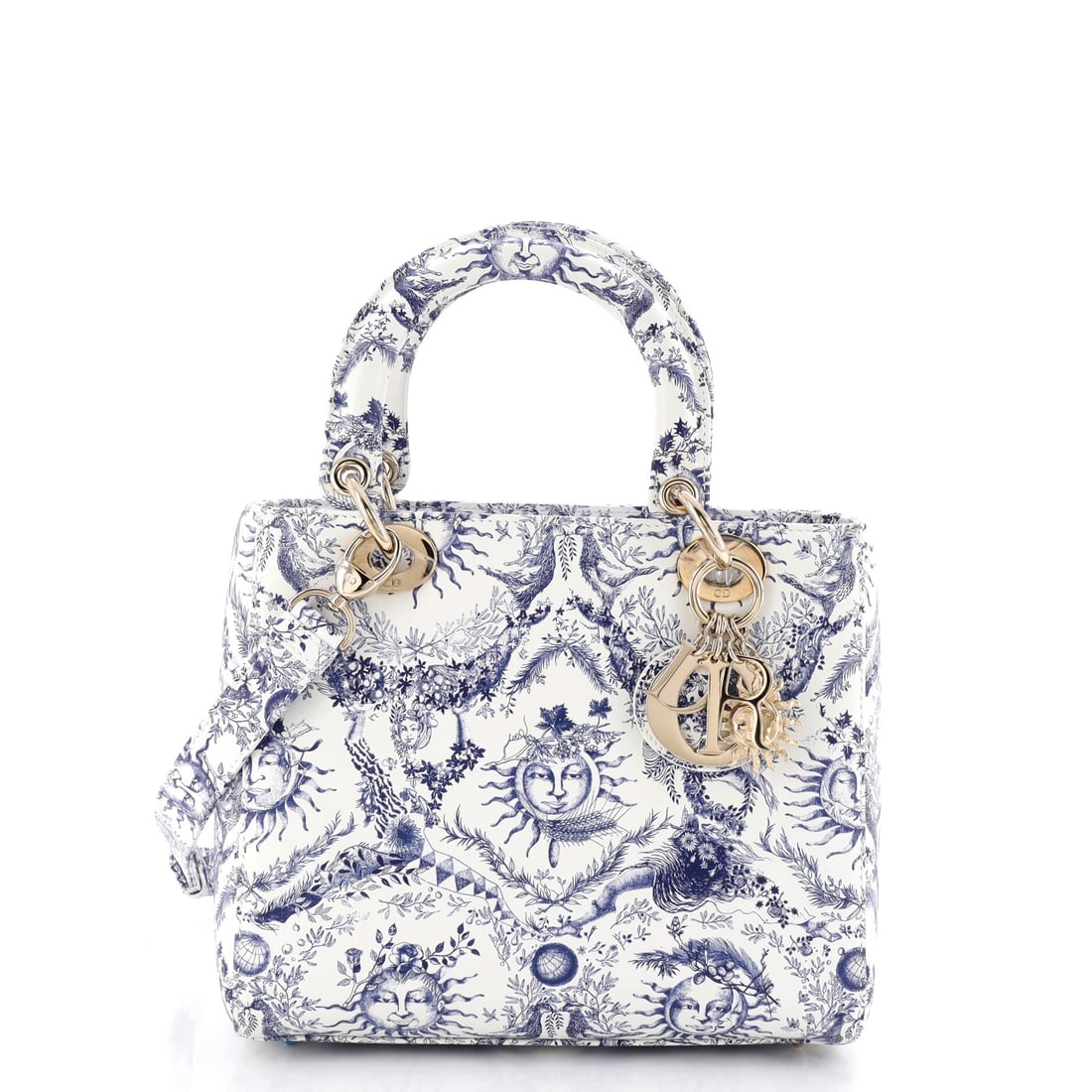 Christian Dior Le Soleil Lady Dior NM Bag Printed Leather (Medium): The Christian Dior Le Soleil Lady Dior NM Bag renders printed leather into the silhouette the house has built across decades of refinement, in size Medium. Printed Leather is among the more deliberate