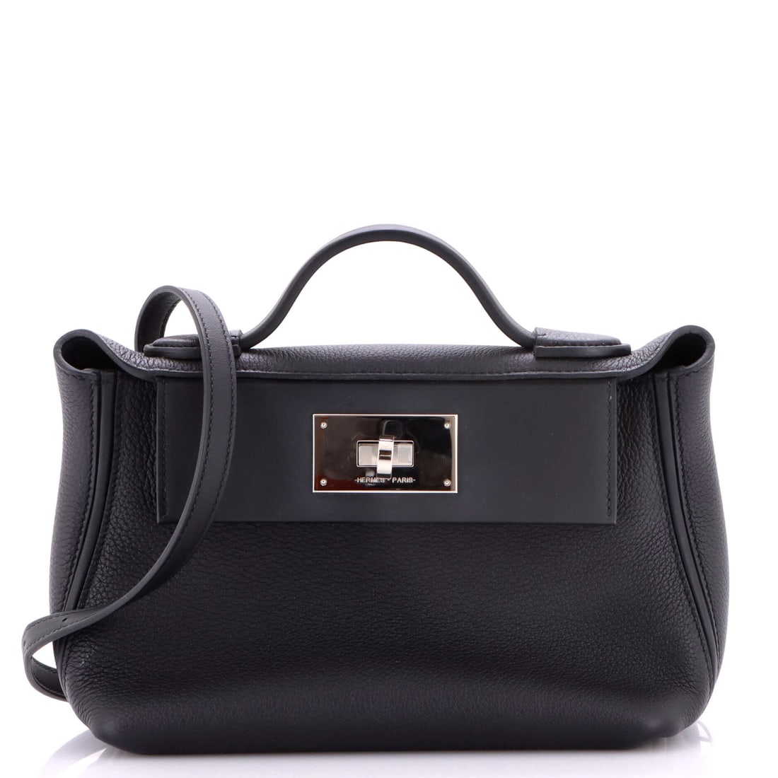 Hermes 24/24 Bag Togo with Swift (21): The Hermes 24/24 Bag in Togo with Swift occupies the part of the Hermes catalogue that wardrobes return to season after season. Togo is Hermes's grained, embossed calfskin, the variant most often chos