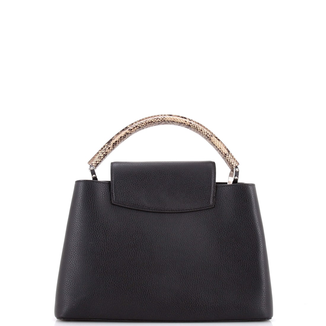 Louis Vuitton Capucines Bag Leather with Python (MM) - 3