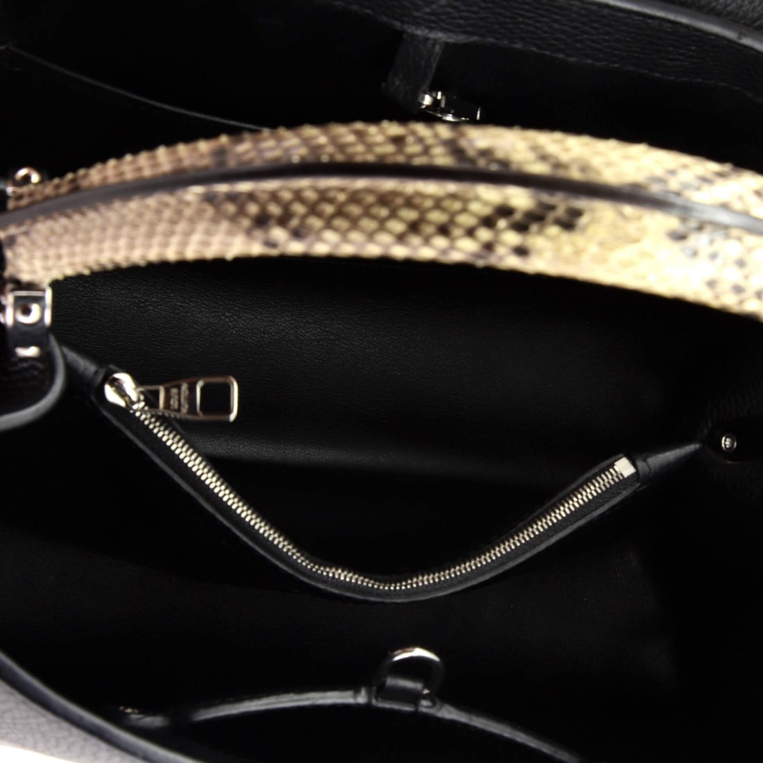 Louis Vuitton Capucines Bag Leather with Python (MM) - 5