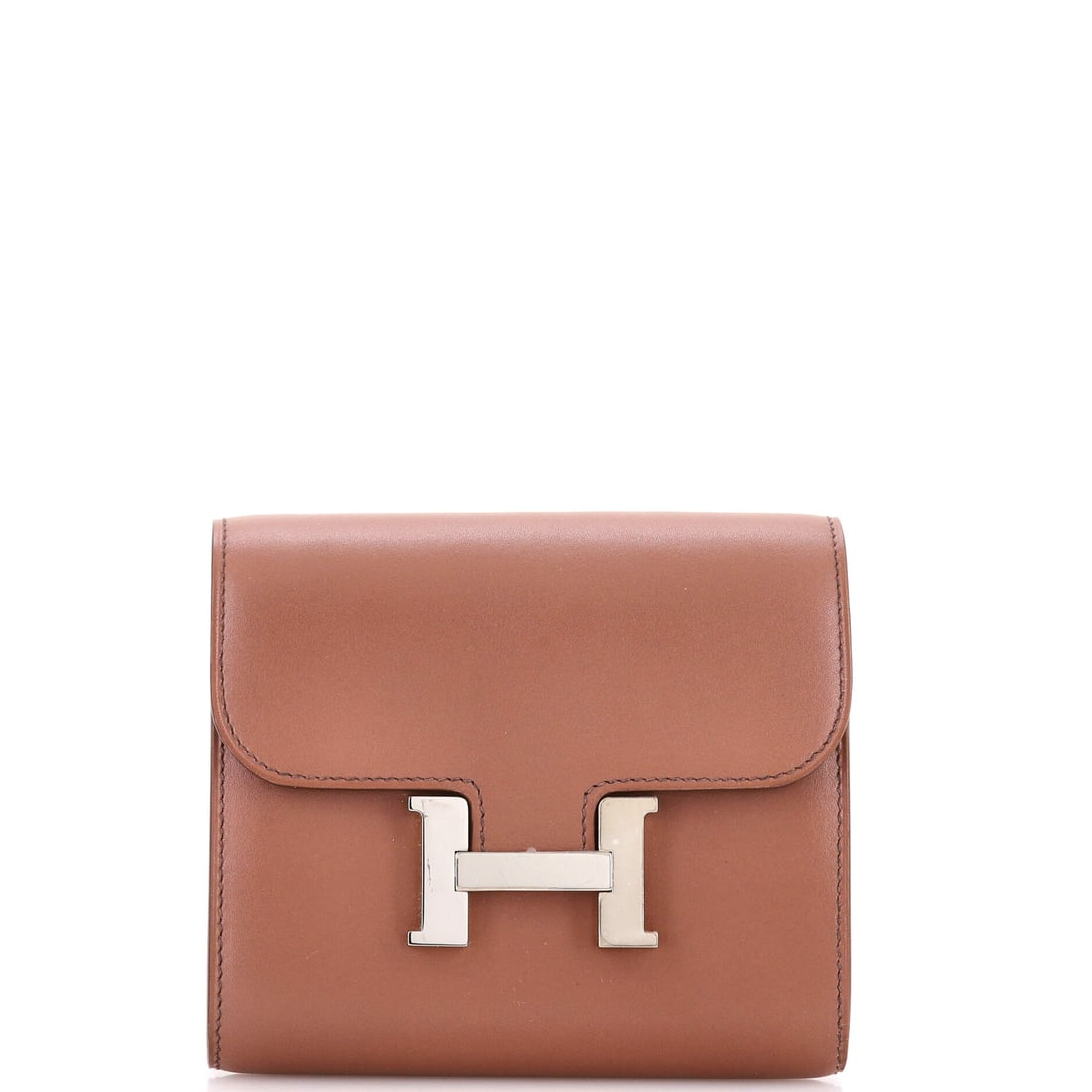 Hermes Constance Wallet Tadelakt (Compact): Rendered in Tadelakt, at a 15 inch length profile, the Hermes Constance Wallet sits cleanly at the intersection of useful and decorative. Tadelakt is among the more practical material choices in the H
