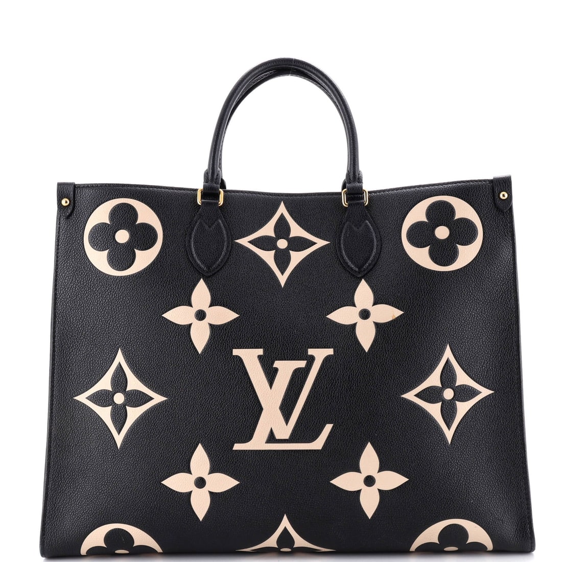 Louis Vuitton OnTheGo Tote Bicolor Monogram Empreinte Giant (GM) (1 of 8)
