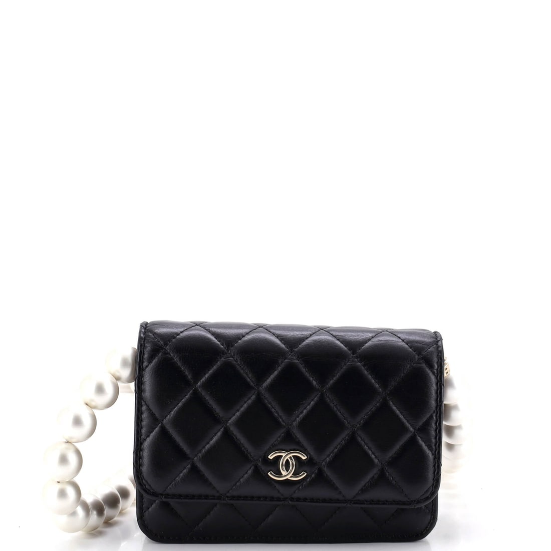 Chanel Pearl Strap CC Wallet on Chain Quilted Calfskin (Mini) (1 of 7)