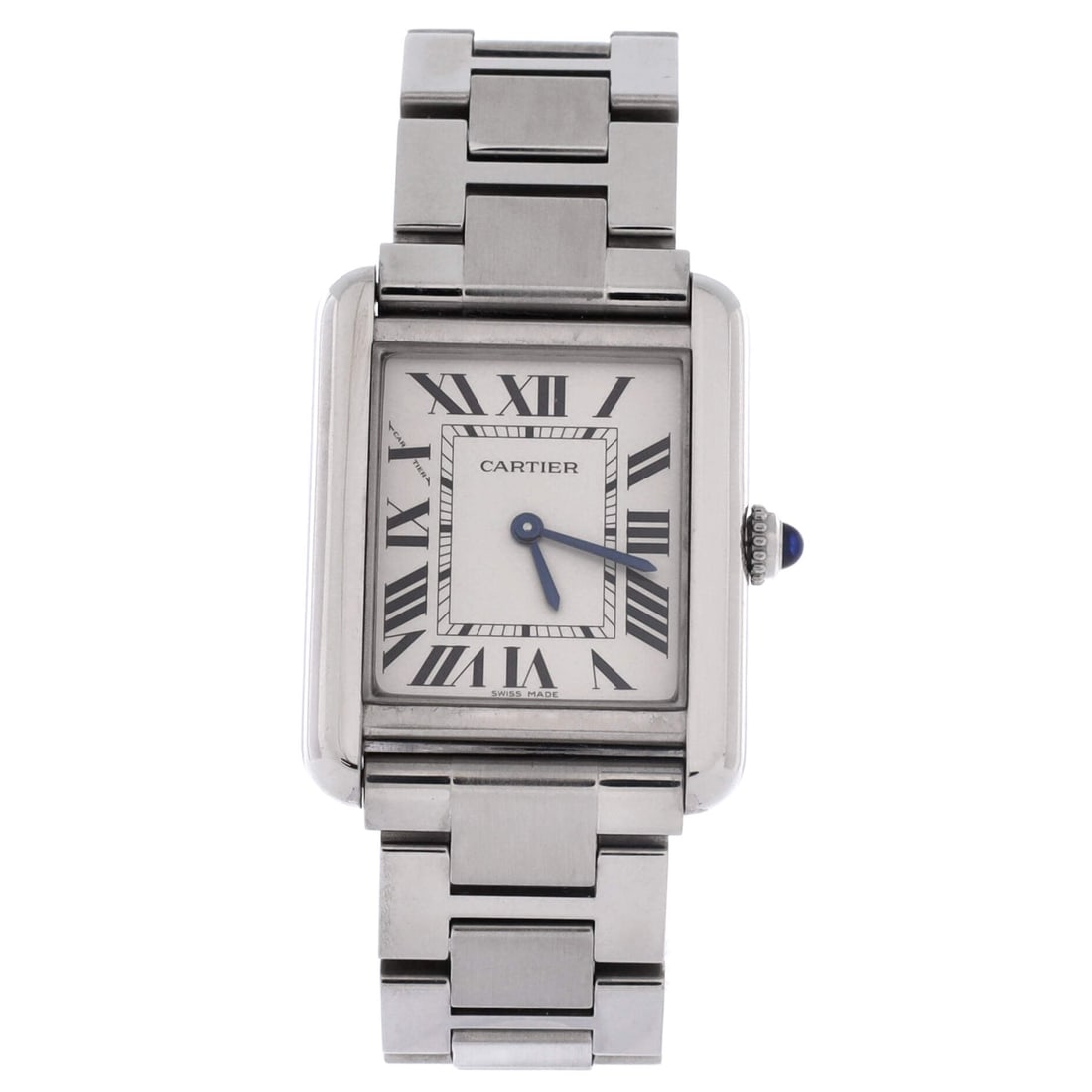 Cartier Tank Solo Quartz Watch Stainless Steel (24) (1 of 5)