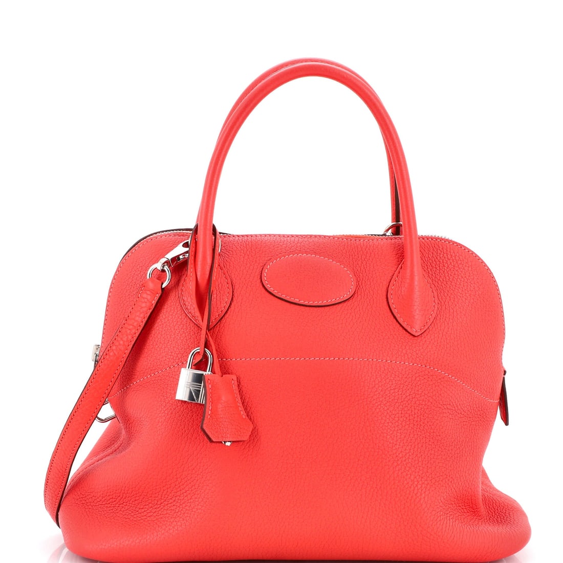 Hermes Bolide Bag Clemence (31): The Hermes Bolide Bag in Clemence holds its line where the seasonal bags soften, the kind of construction the house quietly built its reputation on. Clemence is Hermes's softer pebbled calfskin, prize