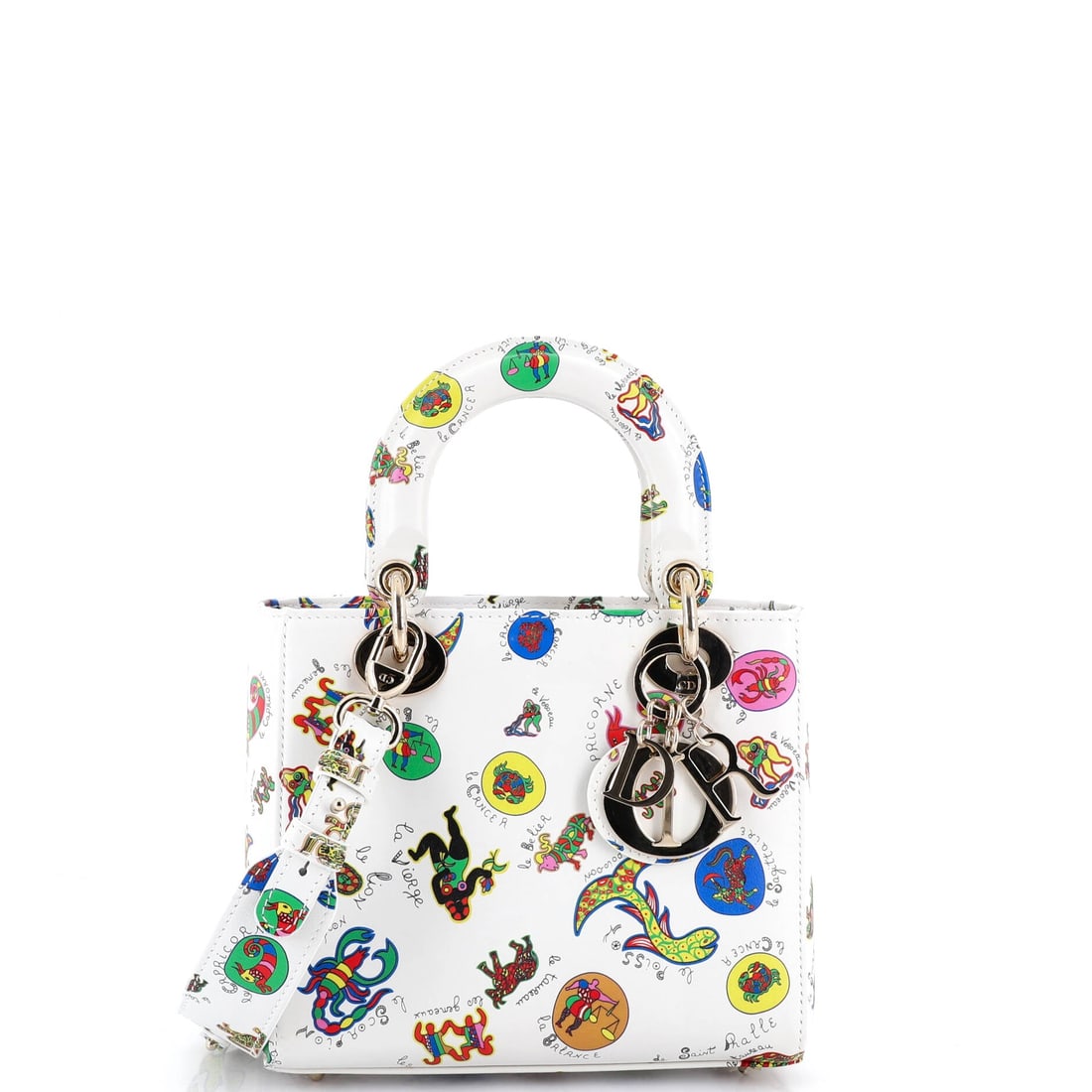 Christian Dior My ABCDior Lady Dior Bag Printed Leather (Small): The Christian Dior My ABCDior Lady Dior Bag renders printed leather into the silhouette the house has built across decades of refinement, in size Small. Printed Leather is among the more deliberate re