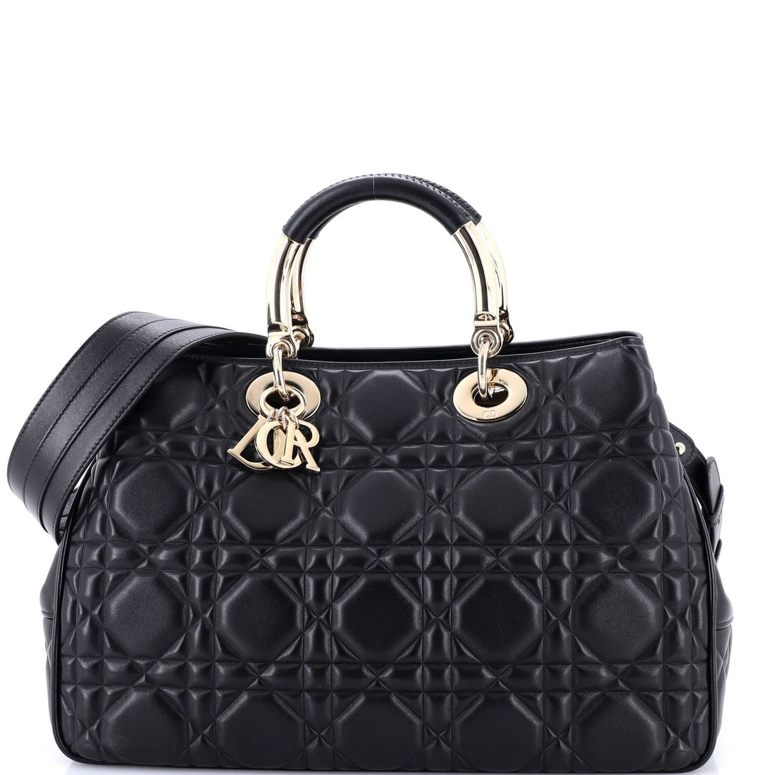 Christian Dior Lady 95.22 Bag Cannage Embossed Leather (Large) (1 of 6)