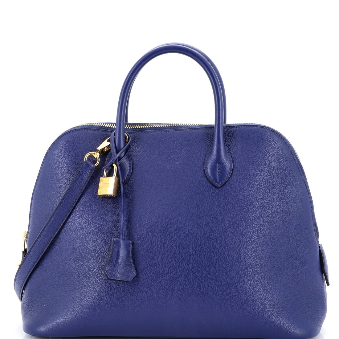 Hermes Bolide 1923 Bag Evercolor (30): The Hermes Bolide 1923 Bag in Evercolor carries its proportion with the kind of quiet confidence the model has built its reputation on, in size 30. Evercolor is Hermes's matte calfskin, finished to ho