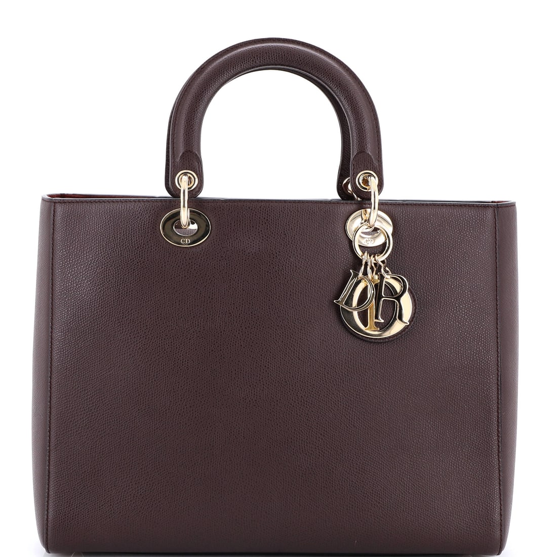 Christian Dior Lady Dior Bag Leather (Large) (1 of 6)