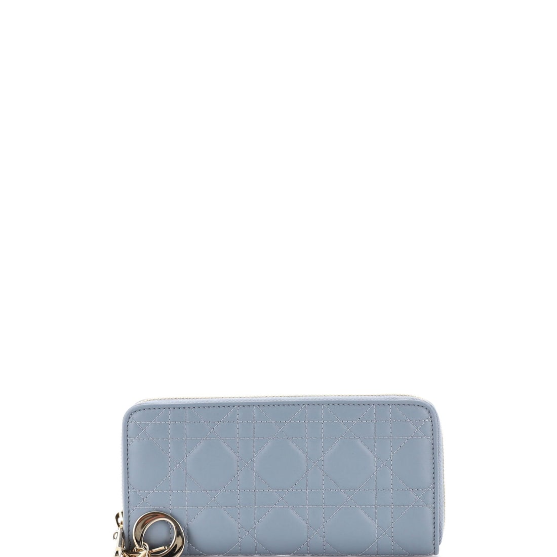 Christian Dior Lady Dior Zip Around Wallet Cannage Quilt Lambskin (Long): The Christian Dior Lady Dior Zip Around Wallet in Cannage Quilt Lambskin carries the house's leather-goods discipline at a smaller register. Lambskin is the softer, more luminous of Chanel's two main 