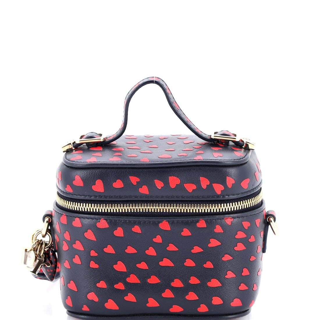 Christian Dior Lady Dior Vanity Case Printed Leather (Micro): The Christian Dior Lady Dior Vanity Case in Printed Leather is the carry the rest of the wardrobe quietly orbits around. Printed Leather sits in the deliberate register of Christian Dior's leather cat