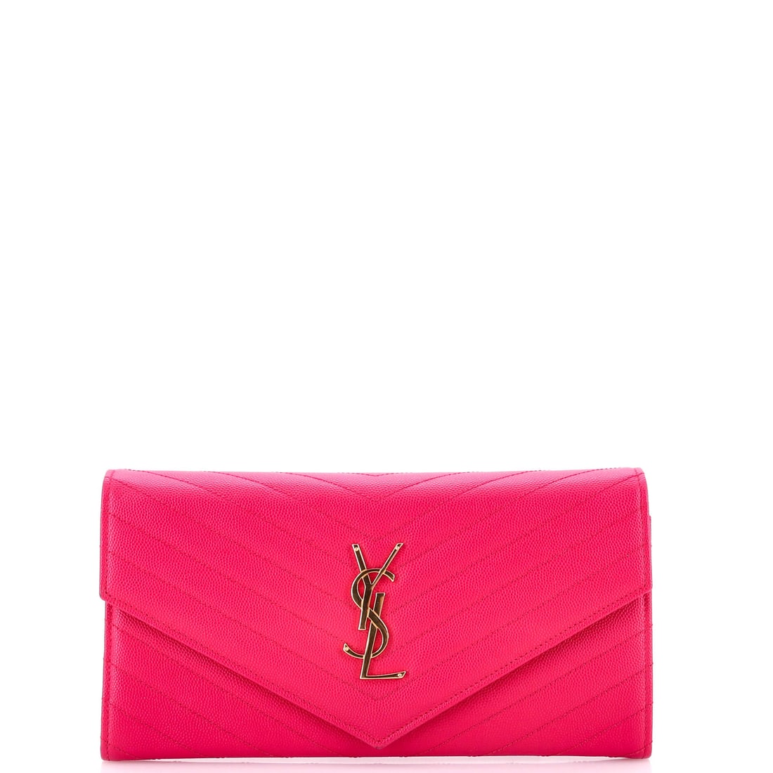 Saint Laurent Classic Monogram Flap Document Organizer Wallet Matelasse Chevron Leather (Large): The Saint Laurent Classic Monogram Flap Document Organizer Wallet in Matelasse Chevron Leather carries the same construction discipline that the house brings to its bags into a far smaller proportion,