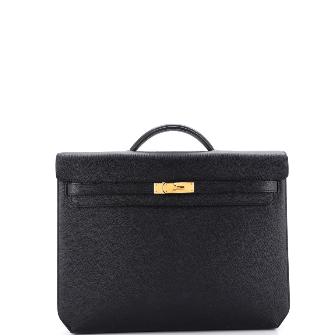 Hermes Kelly Depeche Bag Epsom (36): The Hermes Kelly Depeche Bag in Epsom is the model in its most architecturally legible reading. Epsom is the finely embossed, structured calfskin Hermes uses for pieces meant to hold their line across