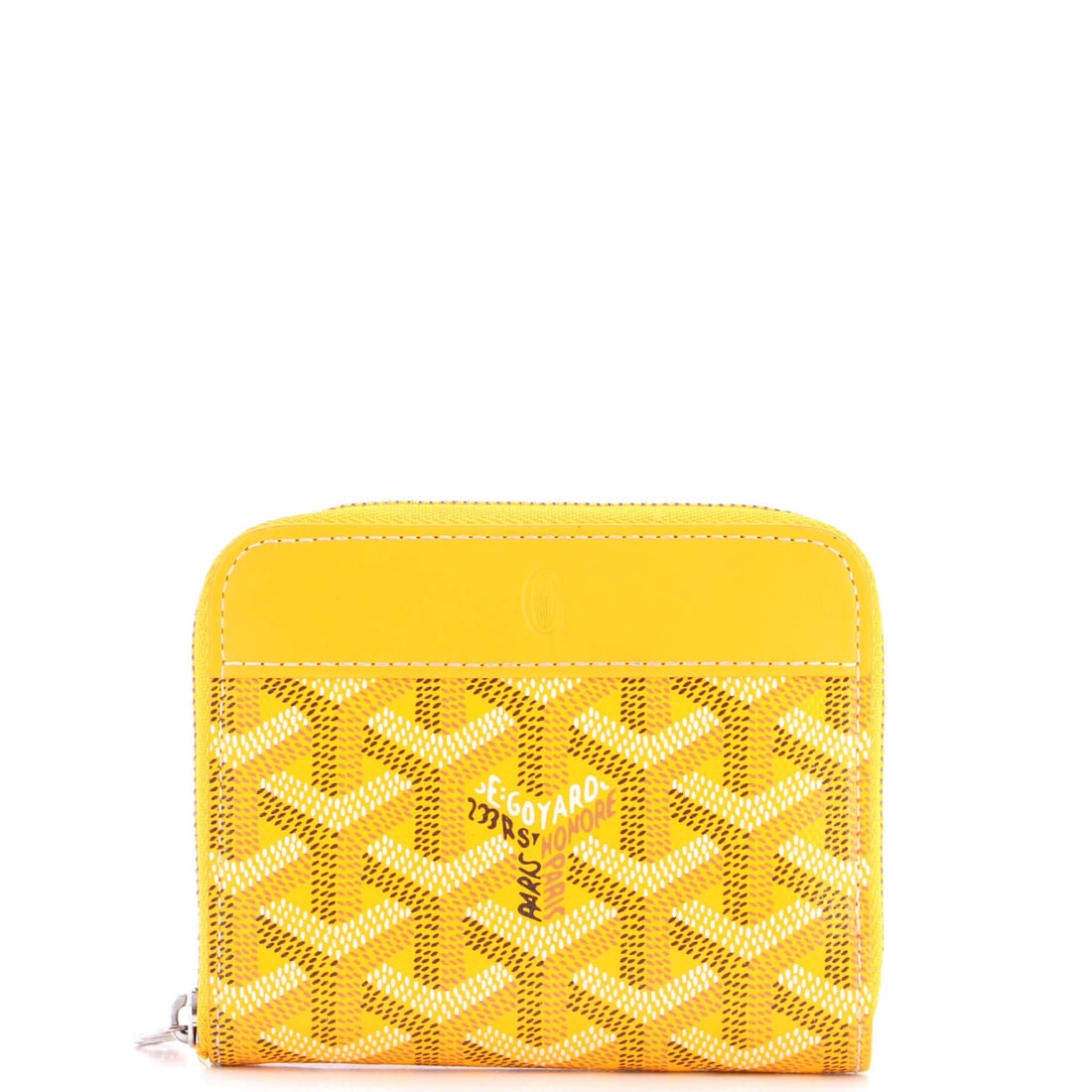 Goyard Zip Wallet Coated Canvas: The Wallet arrives here in the form the line is known for: the slim, zip-around wallet architecture sized to slip into a clutch or a coat pocket without making itself known. The finish is the house's 