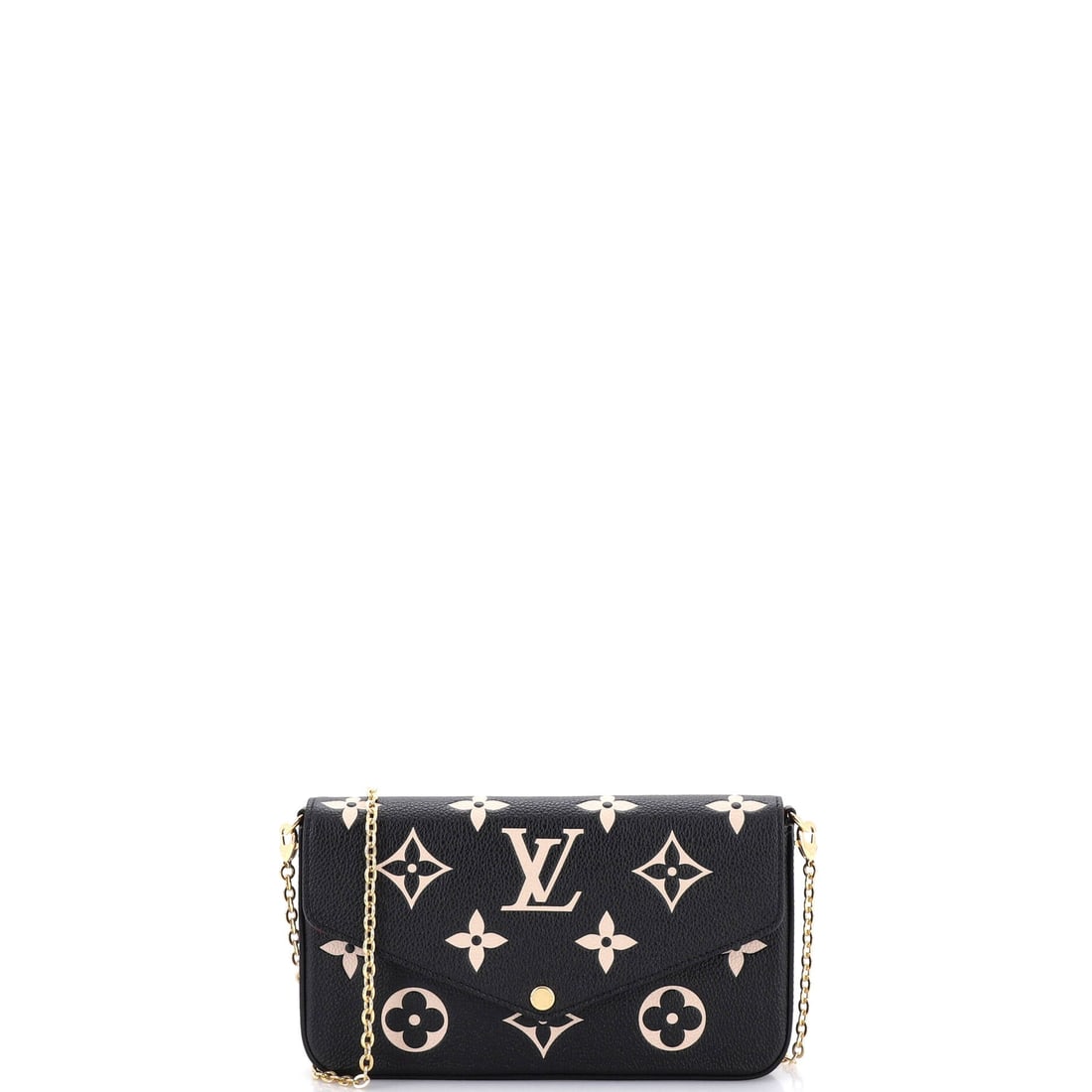 Louis Vuitton Felicie Pochette Bicolor Monogram Empreinte Giant (1 of 8)