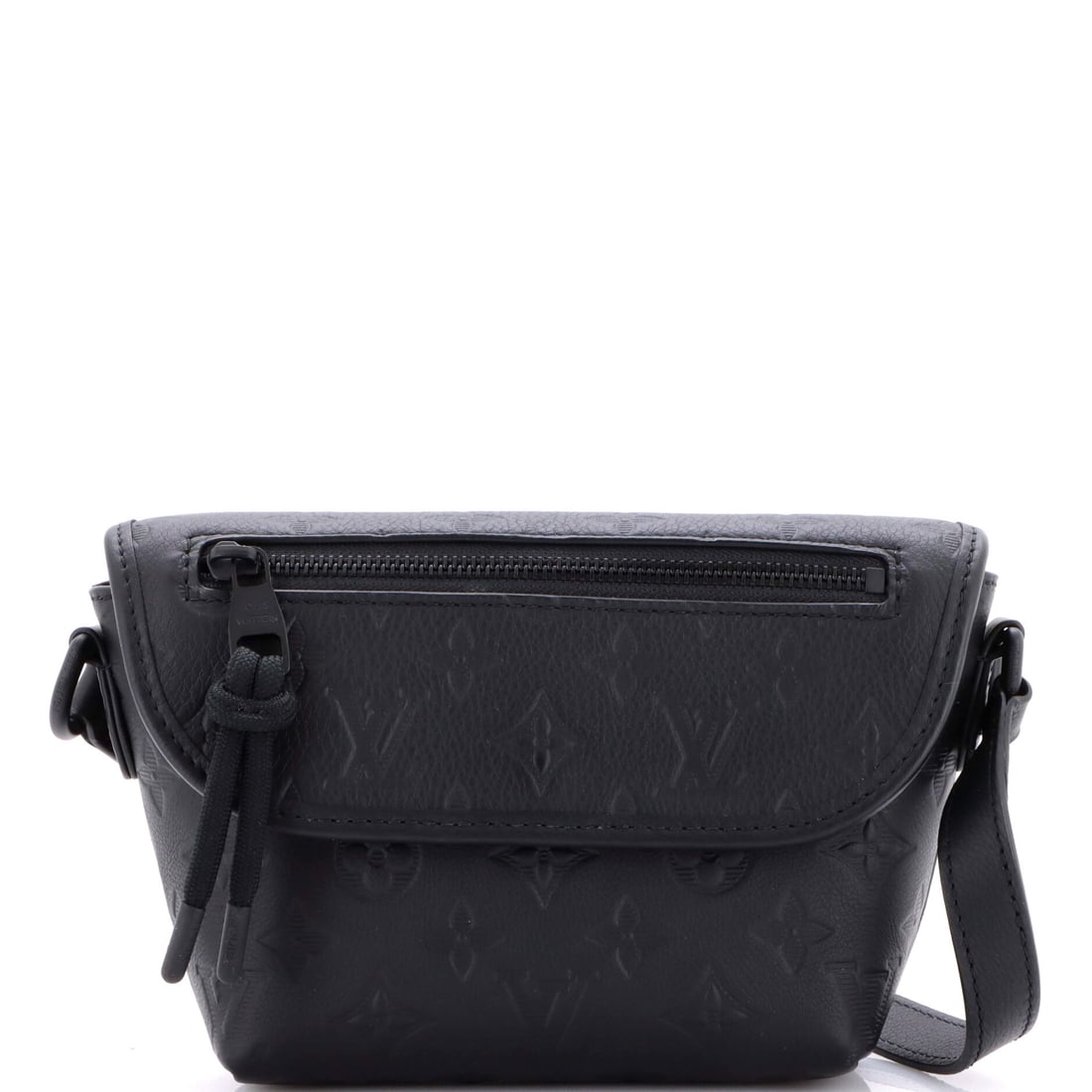 Louis Vuitton Pulse Wearable Wallet Monogram Shadow Leather: Examined closely, the Wallet resolves around a single design idea: the slim, zip-around wallet architecture sized to slip into a clutch or a coat pocket without making itself known. Built from Monogra