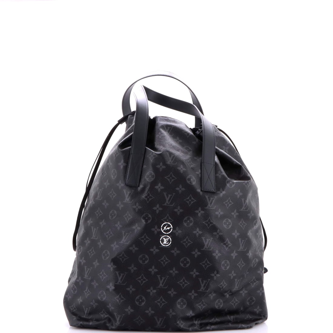 Louis Vuitton Cabas Light Drawstring Bag Flash Fragment Monogram Eclipse Canvas - 3