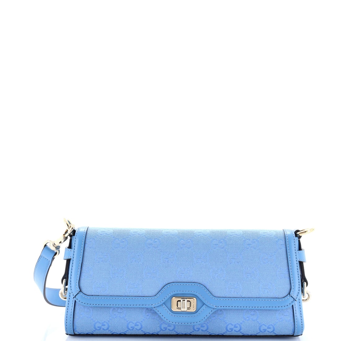 Gucci Luce Shoulder Bag Canvas: There is a reason the Luce keeps returning to the conversation, and this Gucci example is part of it: the slim shoulder silhouette named for the Italian word for light. At 5 by 10.5 by 2.5 inch, the s