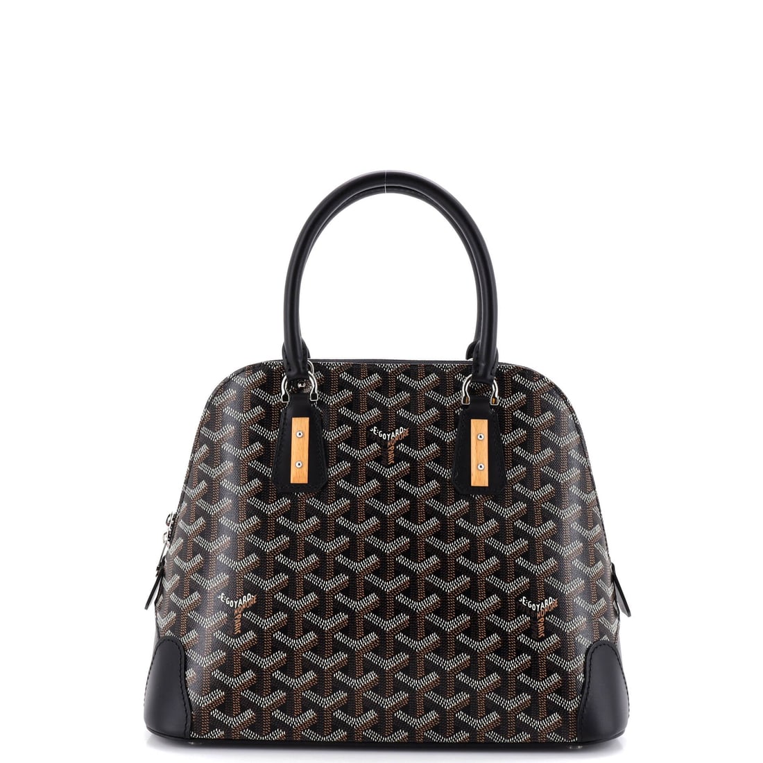 Goyard Vendome II Bag Coated Canvas: Pieces like this Goyard Vendome are why the line is considered a baseline: the structured top-handle silhouette named for the great Parisian square. Built from the house's hand-painted coated cotton