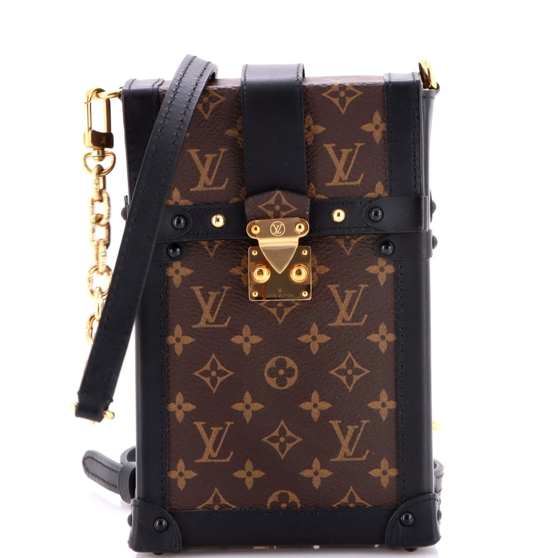 Louis Vuitton Vertical Trunk Pochette Monogram Canvas