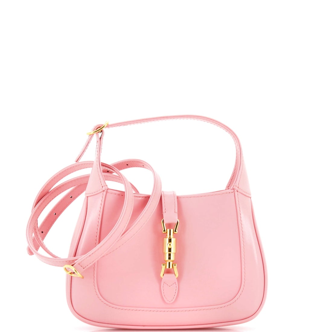 Gucci Jackie 1961 Hobo Leather: Among Gucci's working silhouettes, the Jackie is the one collectors return to first - the hobo silhouette with the piston-clasp closure that Jackie Onassis carried often enough to be renamed in her ho